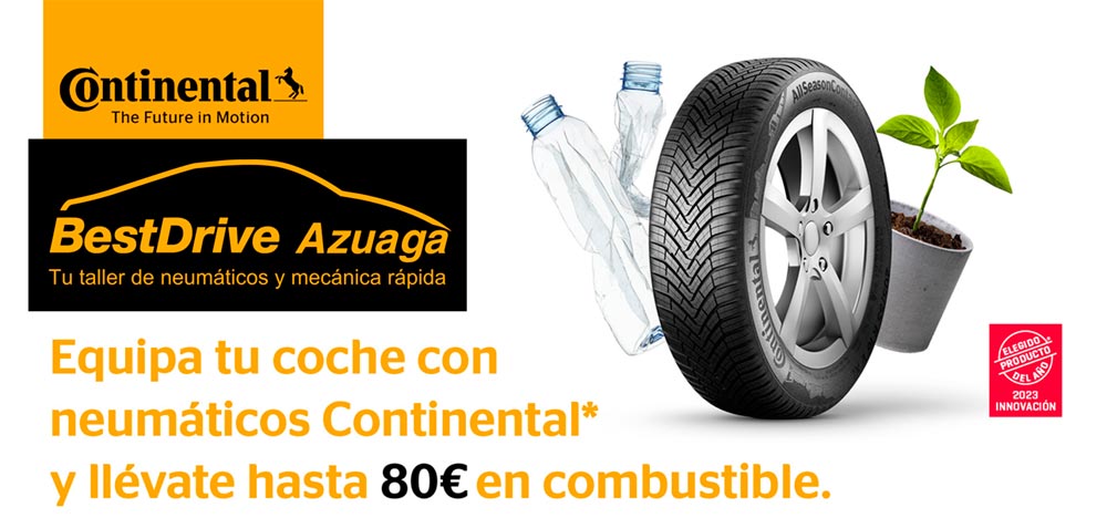 Neumático de coche marca Continental